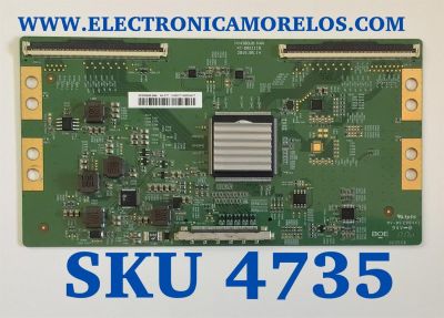 T-CON PARA TV ATYME / NUMERO DE PARTE 44-97712630 / 47-6021110 / PANEL HV430QUB-N4A / DISPLAY HV430QUB-N4A / MODELO 430AM7UD